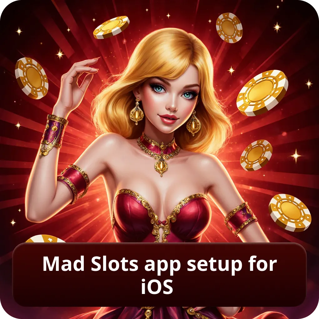 Mad Slots app setup for iOS