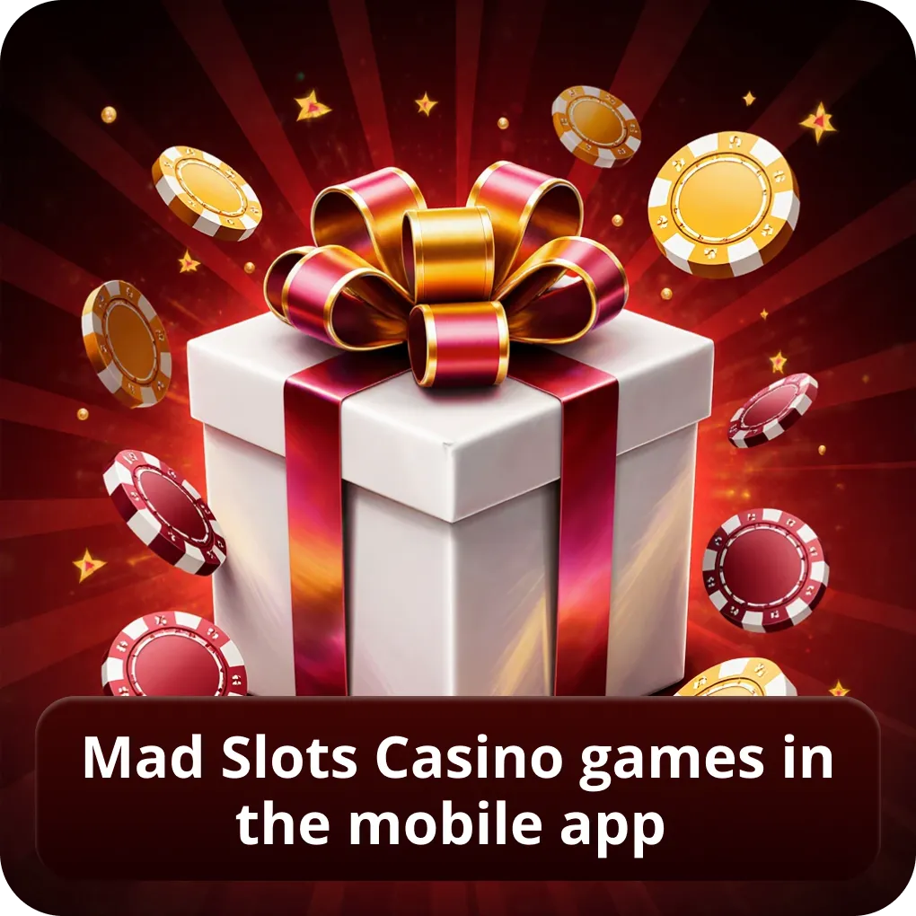 Mad Slots Casino games in the mobile app